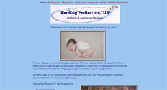 Desktop Screenshot of hardingpediatrics.com